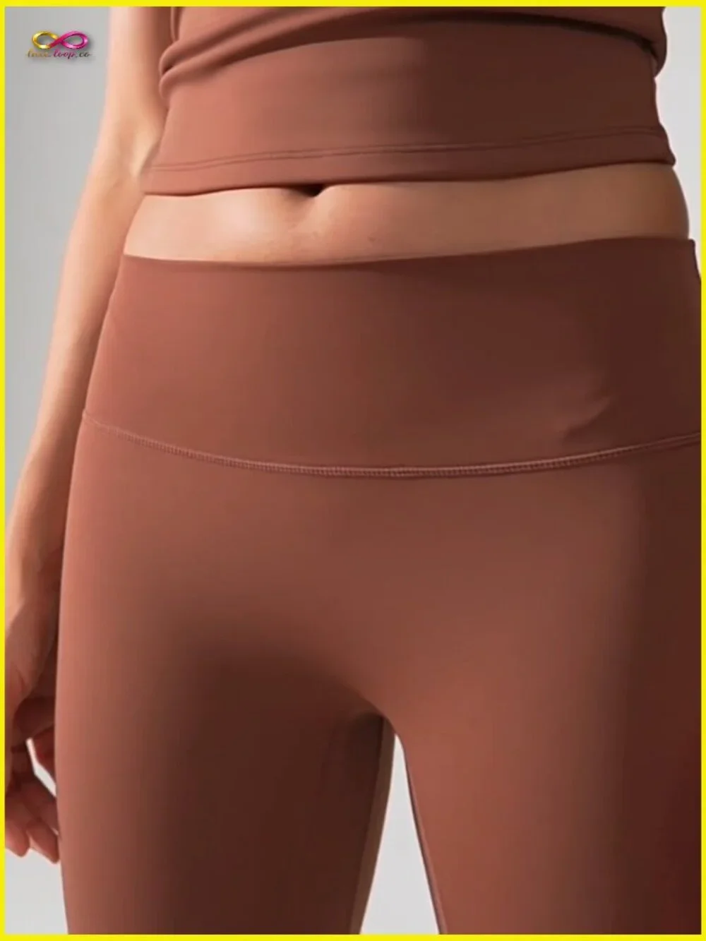 Two Piece Workout Set Cross Back Tank Top High Waist Leggings Gym Outfits - Picture 7 of 7